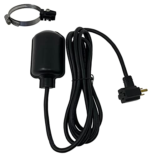 PumpSpy 10ft Piggyback Tether Float Switch for Sump & Sewage Pumps