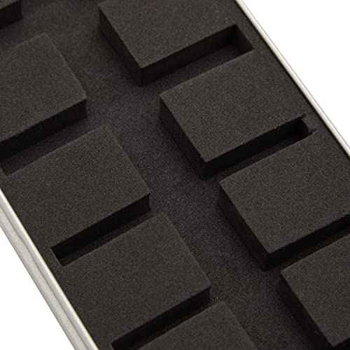 Precision Gauge Block Set - 5-Piece, 1/8 to 1/2 in - Stainless Steel Table Saw & Woodworking Setup Blocks