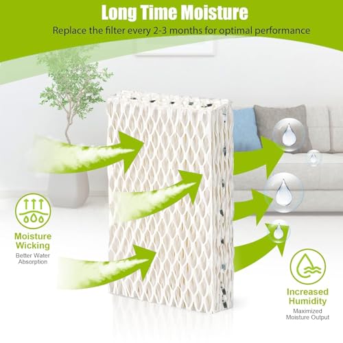 4 Pack WF813 Humidifier Filters Wick Replacement for ReliOn / Duracraft / Equate