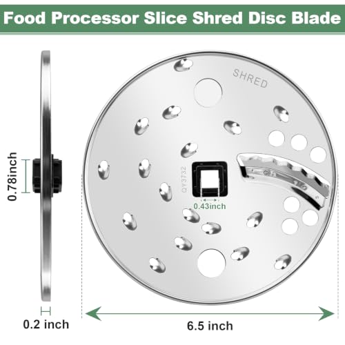 Food Processor Slicing & Shredding Disc Replacement for Hamilton Beach 70730