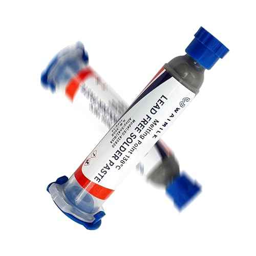Solder Paste Sn42/Bi58 T4 Lead Free Solder Paste by WAIMILK Solder Paste for Electronics,Suitable for BGA/IC/PCB/SMD/LED/SMT Repairs No Clean, 138¡É Melting Point (30g)