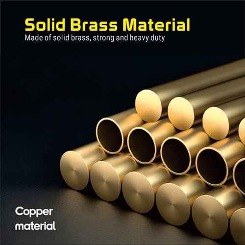 Security Door Chain Guard Solid Brass, Heavy-Duty Home Security, Sturdy and Rust-Resistant Brass Door Lock Security Chain (Brass)