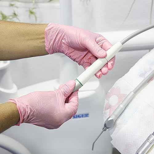 100 Count Pink Nitrile Disposable Gloves - Latex & Rubber Free, Non-Sterile Powder Free