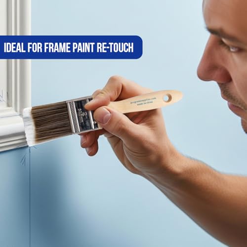 Pro Grade 5-Piece Paint Brush Set for Walls, Trim & Stain - Professional Quality