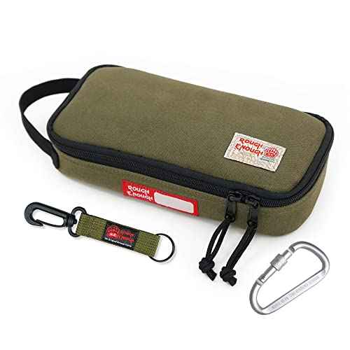 Rough Enough Small Tool Bag Pouch Box EDC Organizer Storage Case for Accessories with Zipper Portable Handle