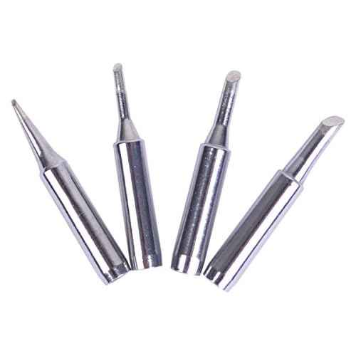 10pcs+Iron casing/lot Solder Iron Tip 900M-T For 936 SAIKE ATTEN AOYUE KADA Soldering Rework Station Iron
