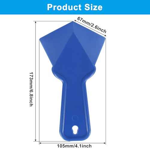 Drywall Trowel Plastic Inside Corner Trowel Tool for Drywall Tools Corner Trowel Building scraping(Blue, 2 Pcs)