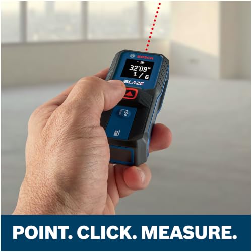 Bosch Blaze Laser Distance Measure 100 Ft Industrial Model with Batteries
