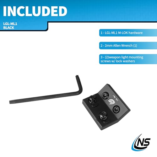 Nightstick LGL-ML1 M-Lok Offset Mount - LGL Series
