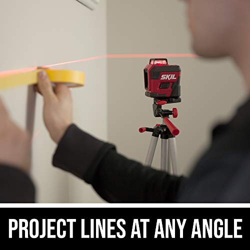 SKIL 65ft. 360° Red Self-Leveling Cross Line Laser Level with