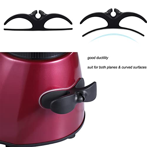 SisBroo Cord Organizer for Appliances – 4 Pack Adhesive Silicone Cord Wrappers (Black 2, White 2) for Countertop Machines