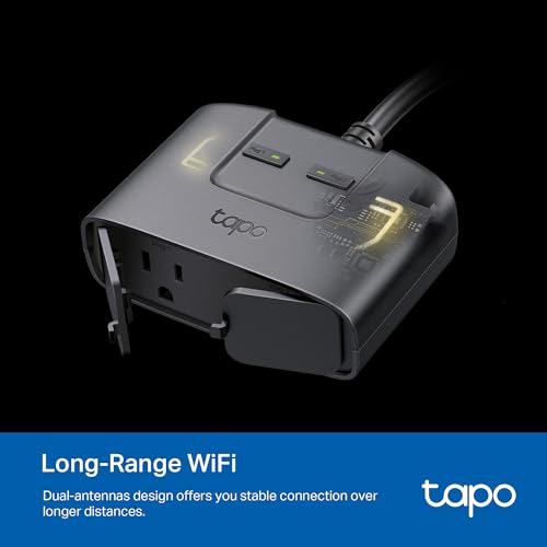 Tapo P400M Outdoor Smart Plug 2-Socket, Weatherproof & Matter Compatible