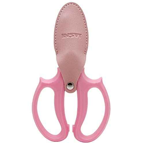 Garden Pruning Shears Scissors with Comfort Grip Handle, Premium Steel Professional Floral Scissors, Perfect for Arranging Flowers, Pruning, Trimming Plants, Gardening Tool (Pink)