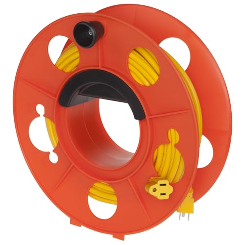 Bayco KW-130 150-Foot Cord Storage Reel with Center Spin Handle - Pack of 1