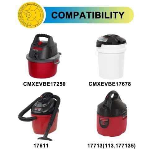 SpaceTent CMXZVBE38737 Shop Vac Filter Bags, compatible with CRAFTSMAN 2 and 2.5 Gallon Wet/Dry vacs, 5 Pack CRAFTSMAN Clean and Carry 2 gallon filter, 9-38737