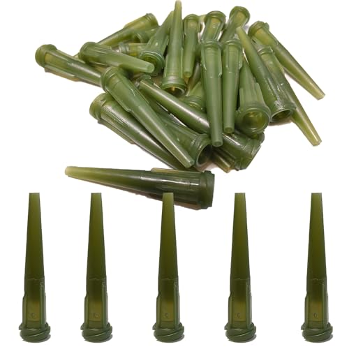 14GA Tip Tapered Plastic Dispensing Needles 110pcs Precision Glue Applicator Tips for Industrial, Craft DIY Projects Durable for Consistent Flow