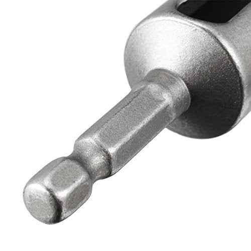 uxcell 10mm Nut Driver, 1/4" Quick-Change Hex Shank Slotted Drill Bit Socket Wrench Tool, 4 Inch Length