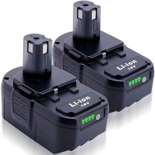 2-Pack Upgraded 7000mAh Replacement for Ryobi Battery 18V P108 P189 P190 P197 P107 P105 P102 PBP002 PBP003 PBP005, Compatible with Ryobi One Plus18V Weed Wacker Edger Blower Saw Drill Tools Battery