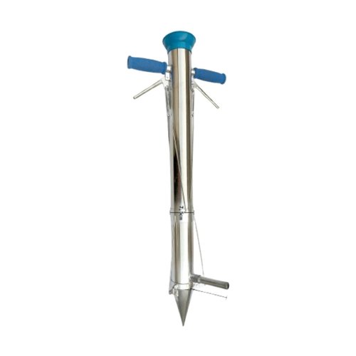 Stgfyxgs Long Handheld Bulb Planter Sod Plugger Multipurpose Seedling Transplanter, Double Handle