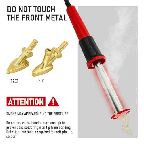 RX WELD Plastic Welding Kit,100W Plastic Welder,Plastic Repair Kit for Automotive Car Bumper