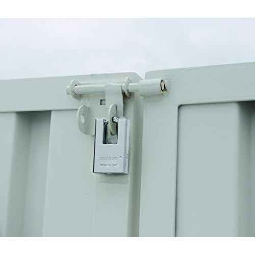 BRINKS 44mm Shrouded Padlock ? Hardened Steel Shackle, Dual Ball Locking Mechanism, Brass Pin Tumbler Cylinder, High Security for Industrial & Business Use