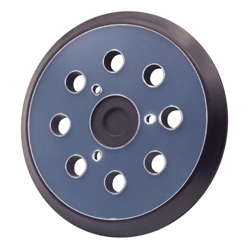 5" Replacement Sander Pad for Makita, 5 Inch 8 Hole Hook and Loop Sander Pads for Makita BO5010, BO5030K, BO5031K Compatible with DeWalt D26451,D26453, Porter Cable 382(1 Pack)