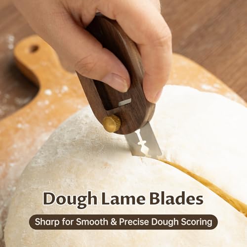 NiHome 10-Pack Bread Lame Replacement Blades for European Dough Scoring