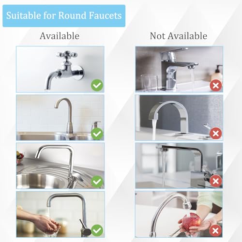 Sunenlyst Sink Spray Rubber Hose for Faucet - Portable Sink Attachment for Pets & Cleaning - For Sink