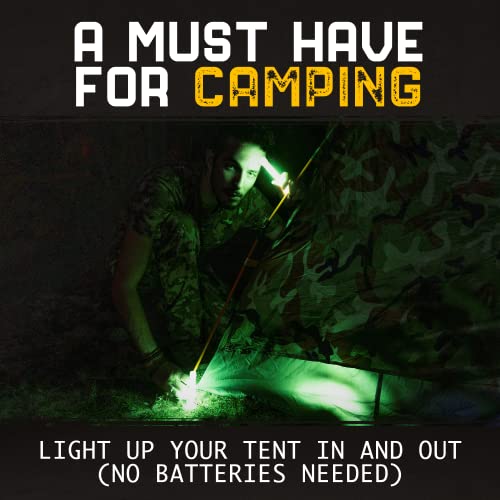 Multi Color 30 Pack Ultra Bright Glow Sticks for Parties Camping Emergency Survival