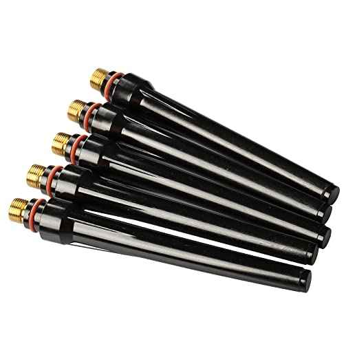 5Pcs TIG Welding 57Y02 Long Back Cap for TIG Welding Torch wp 17 18 26 Series Tig ConsumablesWelding Soldering Supplies
