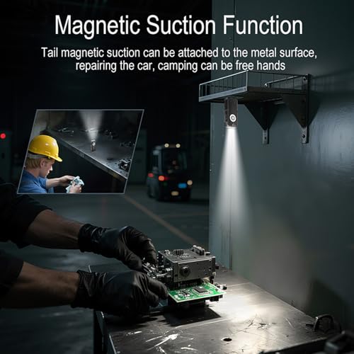 650 High Lumen EDC Keychain Flashlight, Rechargeable Mini Clip-on Flashlight with RGB Light, IP66 Waterproof, Multi-Functional & Tail Magnet for Outdoor Emergency Gear(EV25)