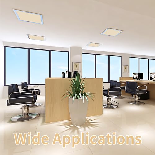 Torixqi 2-Pack Fluorescent Light Covers for Ceiling Lights - Warm Yellow