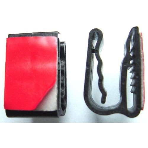 Hard Hat Pencil Holder Adhesive Clip Tool with tons of uses 3 PACK BLACK3