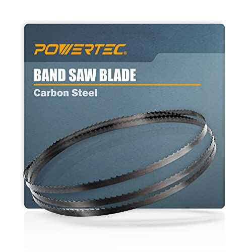 POWERTEC 70-1/2 Inch Bandsaw Blades, 1/8" x 14 TPI Band Saw Blades for Sears Craftsman 21400 and Rikon 10-305, 10-3061 10" Band Saw for Woodworking, 1 Pack (13183XV)