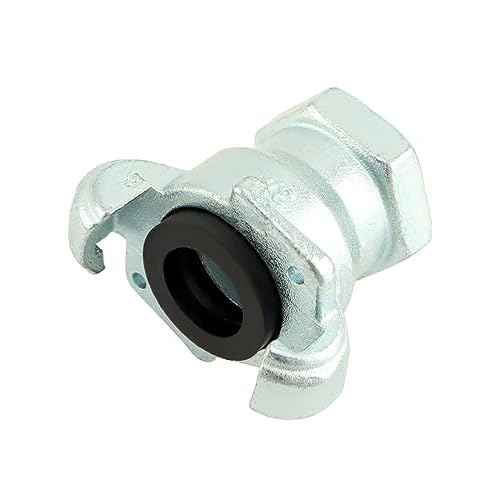 QWORK Iron Air Hose Fitting, 3/4" NPT Female Ends, Universal Fitting, 2 Pack