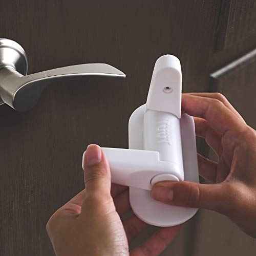 Door Lever Lock Child Proof Doors & Handles, Adhesives - Child Safety by Tuut (6 Pack)