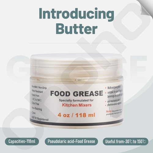 4 oz Food Grade Grease for KitchenAid Stand Mixer – Universal Compatibility, Gasket Replacement