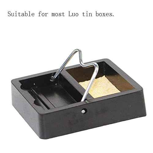 MEETOOT 6pcs Soldering Iron Cleaning Sponge 50x35mm Square Sponge High Temperature Sponge Welding Platform Sponge Welding Clean Pads