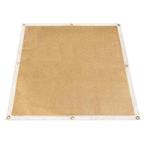 Waylander Svalinn Fiberglass Welding Blanket ? Flame Retardant Fabric Up to 1400¡ÆF; Heavy Duty Double-Sided Vermiculite Treated Fiberglass for Less Shed and Fierce Spark Protection (3' x 3', YELLOW)