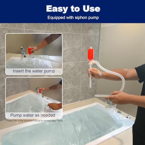 Godwolf 100 Gallon Emergency Water Storage Bladder for Household Use