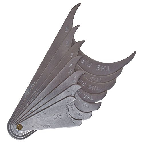 Global Span Pipe Sizer Stainless Steel & Brass 1/2 to 2-1/2 in Tool
