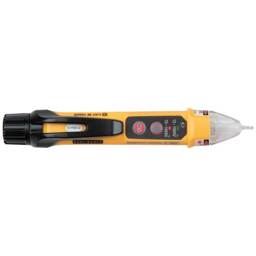 Klein Tools NCVT-5A Voltage Tester, Non-Contact Dual Range Voltage Tester Pen with Integrated Laser Pointer and Visual and Audible Alerts