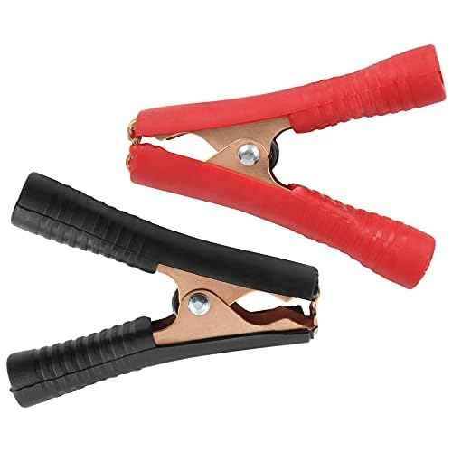 10Pcs 100A Insulated Alligator Clips Electrical Heavy Duty Alligator Clamps, Battery Replacement Cable Metal Spring Loaded Jumper Clips for Car Auto Vehicle Boat (Red & Black£©