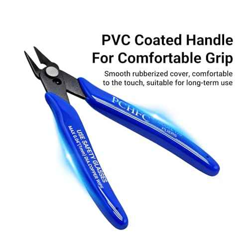 Creativity Blue Flush Cutter Mini Diagonal Cutting Pliers Side Cutter Nippers Wire Cutter