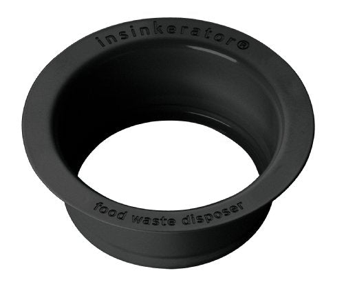 InSinkErator Matte Black Sink Flange - Compatible with Garbage Disposals, FLG-MTBLK