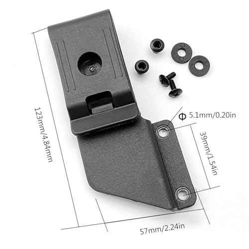Universal K Sheath Waist Clip for KYDEX Making Scabbard Clip - Accessories Carry Tool With Screws