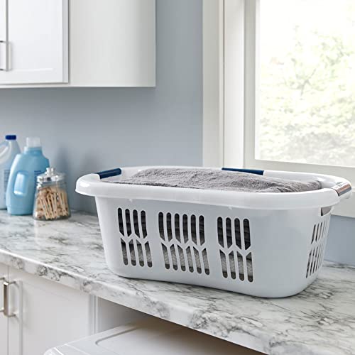 Rubbermaid 2.1 Bushel Hip-Hugger Laundry Basket – Extra Large White