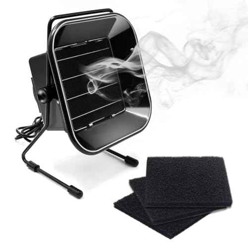 Solder Fume Extractor TOAUTO 3500 RPM Noise-free Solder Fan,60m©ø/h Adjustable Smoke Fume Remover with 3 Strong Adsorption Filter for Soldering, Electric Iron Welding, 3d Printing