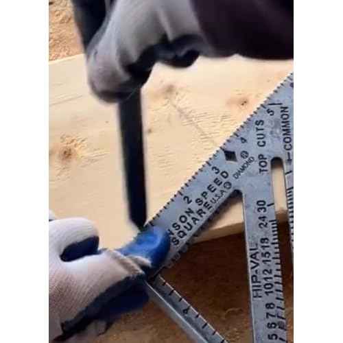 SWANSON Tool Co S0101 7 Inch Speed Square, Blue