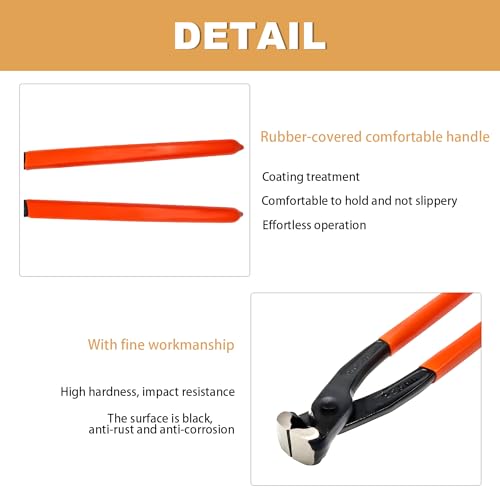 9 inch Ear Clamp Pliers, Ear Hose Clamps Tool, Pinch Pincer plier, Nail Puller, Ear Hose Clamp Pliers, for Automobiles Wire Cutting, Pipeline Maintenance